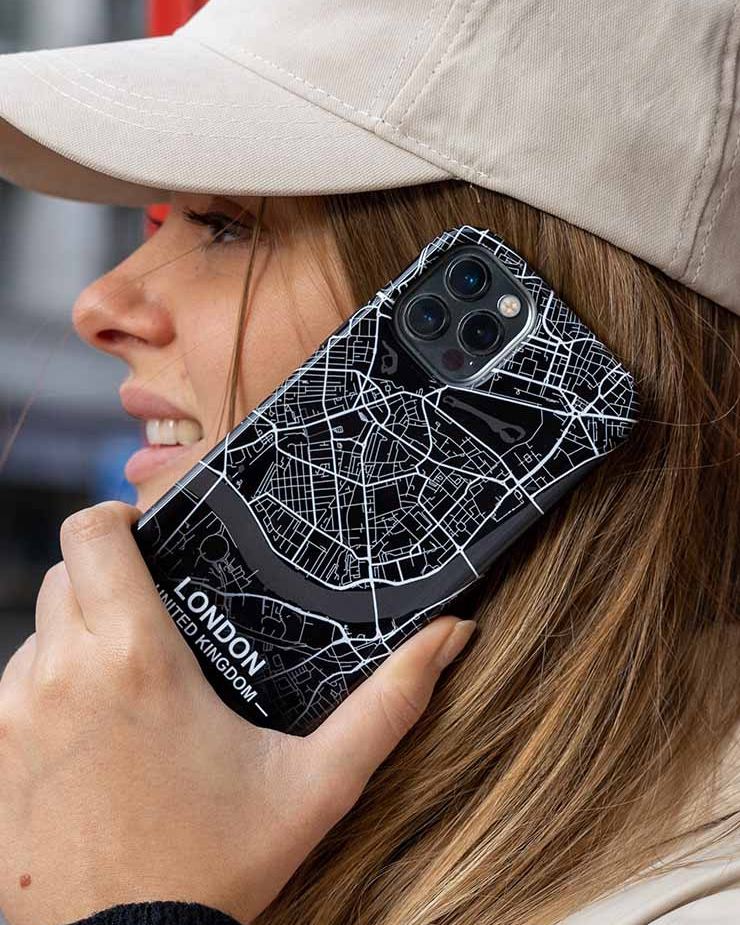 Ovitek za telefon CityMarble™ z zemljevidom mesta