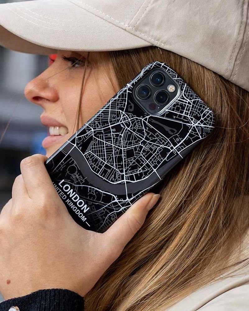 Ovitek za telefon CityMarble™ z zemljevidom mesta
